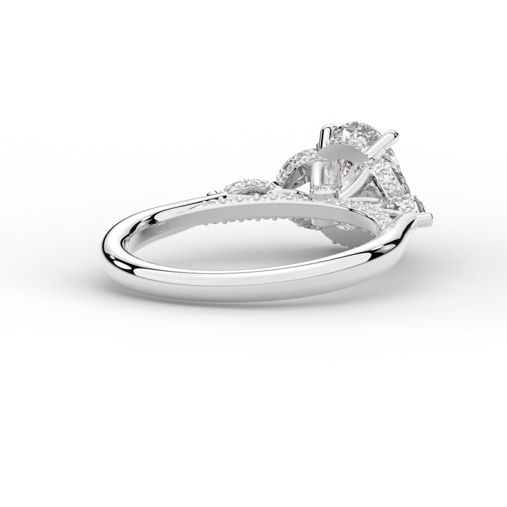 2.00CT.TW OVAL LAB DIAMOND ENGAGEMENT RING - Nazarelle