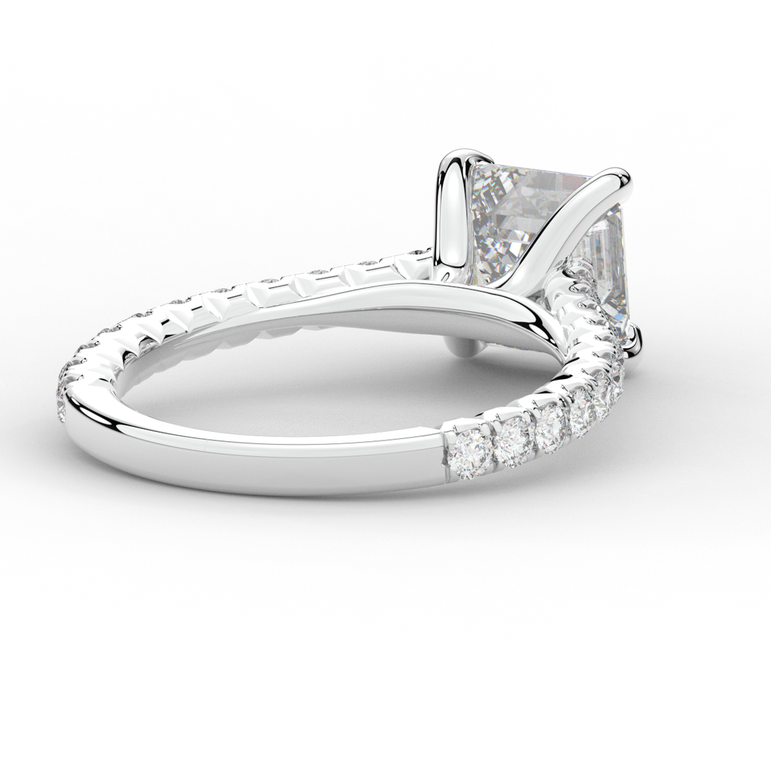2.40CT.TW ASSCHER LAB DIAMOND ENGAGEMENT RING - Nazarelle