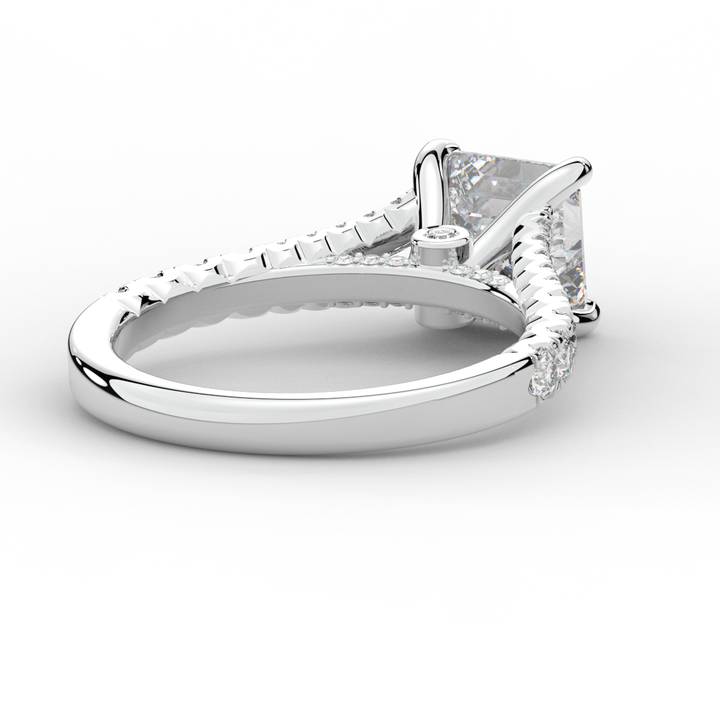 2.45CT.TW ASSCHER LAB DIAMOND ENGAGEMENT RING - Nazarelle