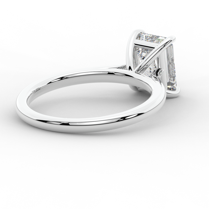 2.00CT EMERALD CUT LAB DIAMOND SOLITAIRE ENGAGEMENT RING - Nazarelle