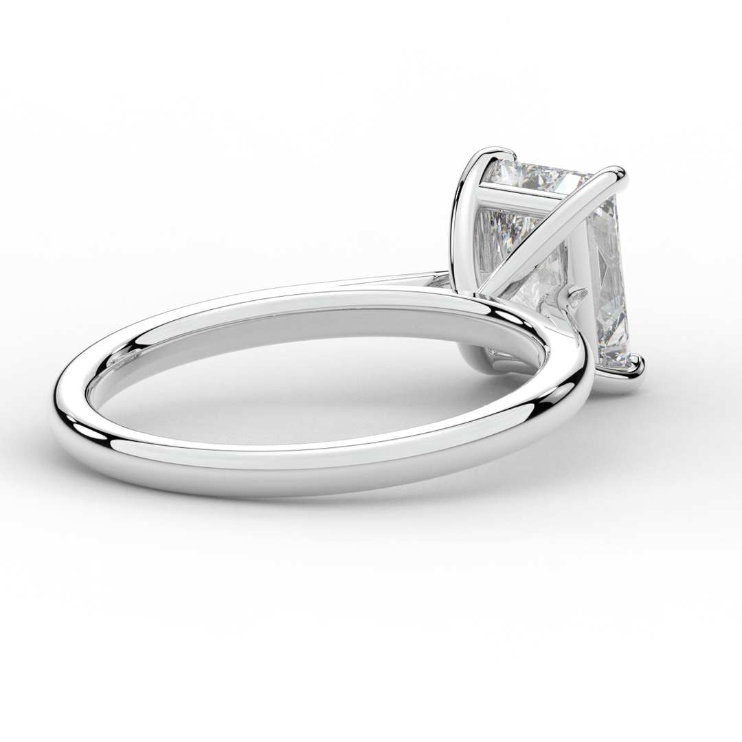 2.00CT RADIANT LAB DIAMOND SOLITAIRE ENGAGEMENT RING - Nazarelle