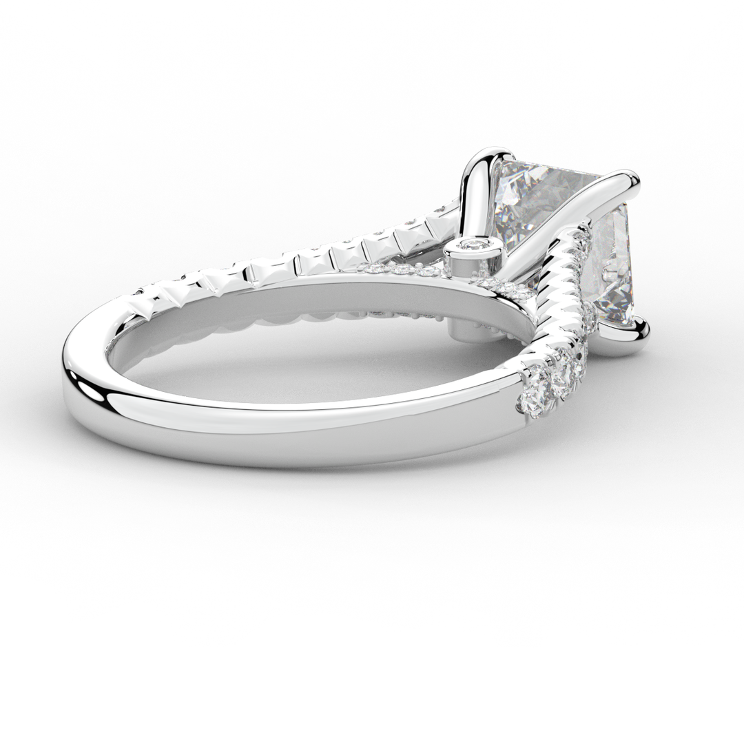 2.45CT.TW ASSCHER LAB DIAMOND ENGAGEMENT RING - Nazarelle
