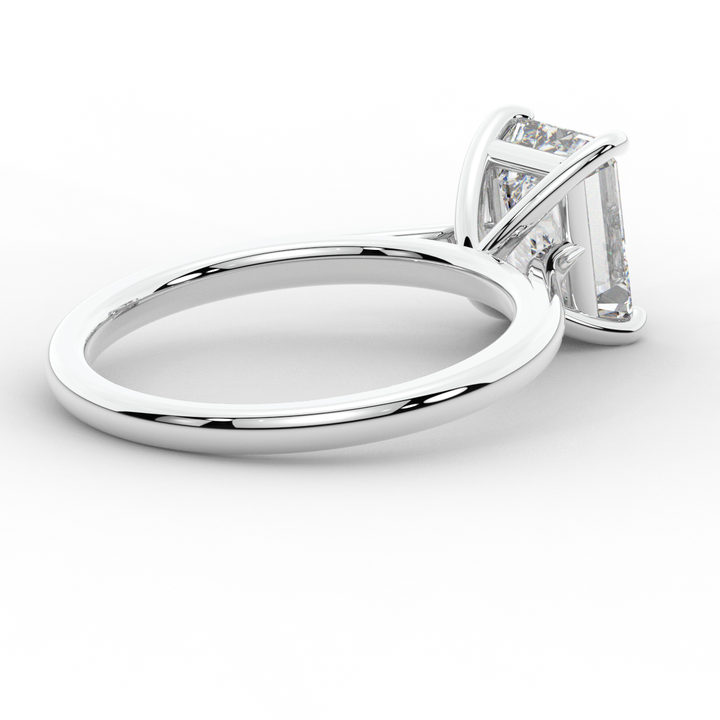2.00CT EMERALD CUT LAB DIAMOND SOLITAIRE ENGAGEMENT RING - Nazarelle