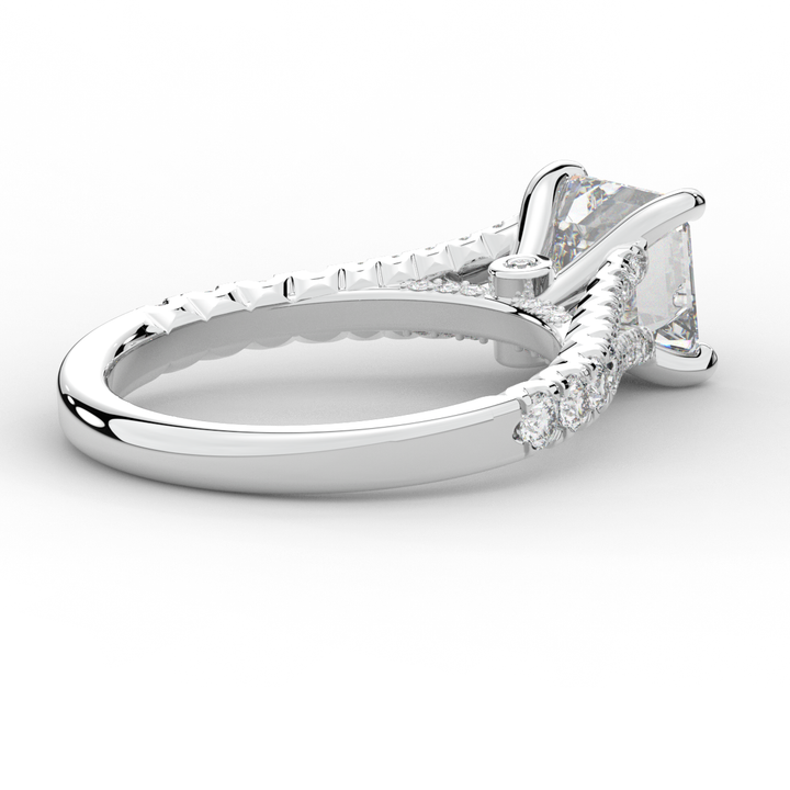 2.45CT.TW ASSCHER LAB DIAMOND ENGAGEMENT RING - Nazarelle