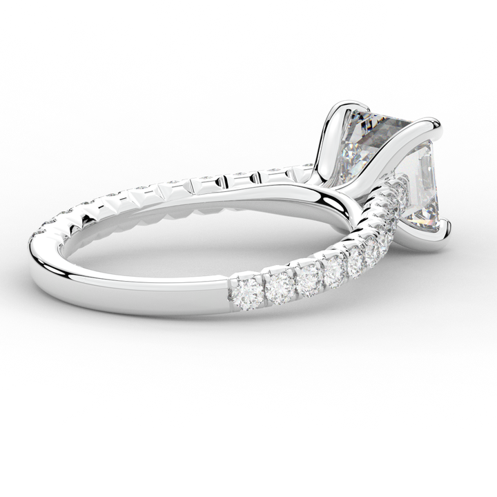 2.40CT.TW ASSCHER LAB DIAMOND ENGAGEMENT RING - Nazarelle