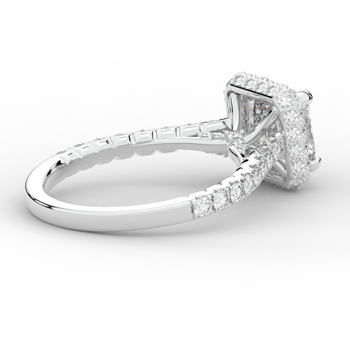 2.75CT.TW ASSCHER LAB DIAMOND HALO ENGAGEMENT RING - Nazarelle