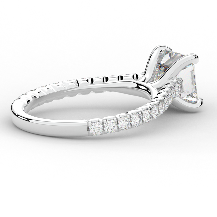 2.40CT.TW ASSCHER LAB DIAMOND ENGAGEMENT RING - Nazarelle