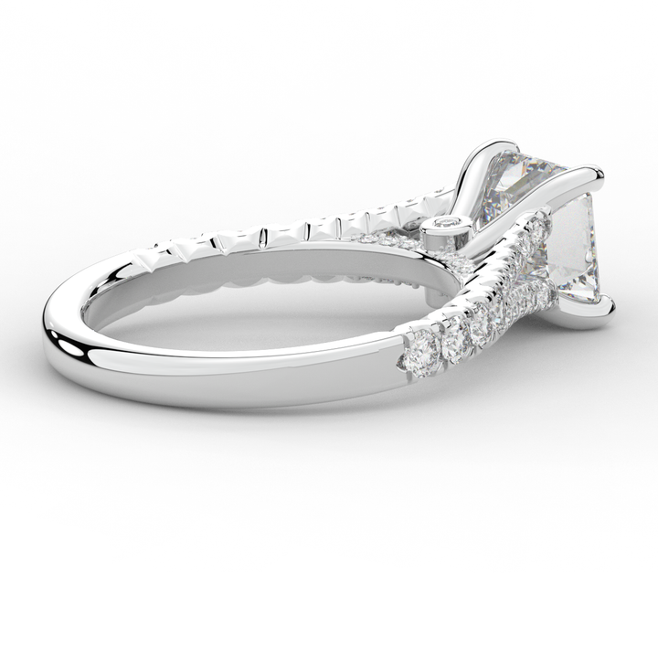 2.45CT.TW ASSCHER LAB DIAMOND ENGAGEMENT RING - Nazarelle