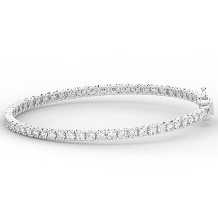 5.00CT.TW ROUND LAB DIAMOND TENNIS BRACELET - Nazarelle