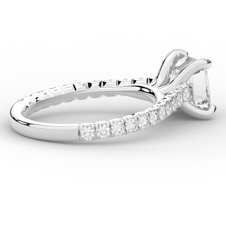 2.40CT.TW ASSCHER LAB DIAMOND ENGAGEMENT RING - Nazarelle