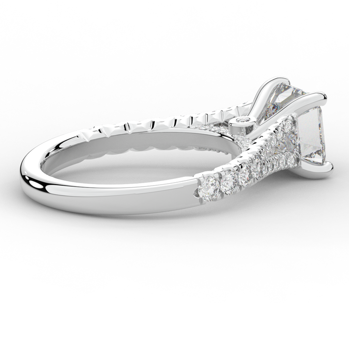 2.45CT.TW ASSCHER LAB DIAMOND ENGAGEMENT RING - Nazarelle
