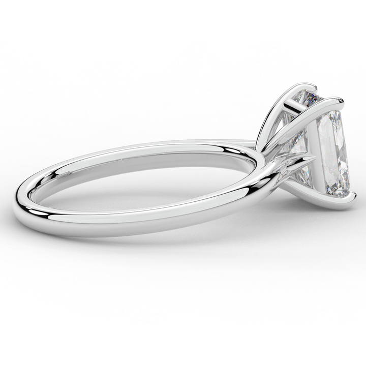 2.00CT RADIANT LAB DIAMOND SOLITAIRE ENGAGEMENT RING - Nazarelle