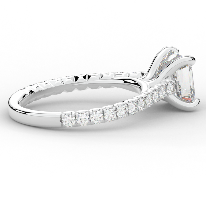 2.40CT.TW ASSCHER LAB DIAMOND ENGAGEMENT RING - Nazarelle