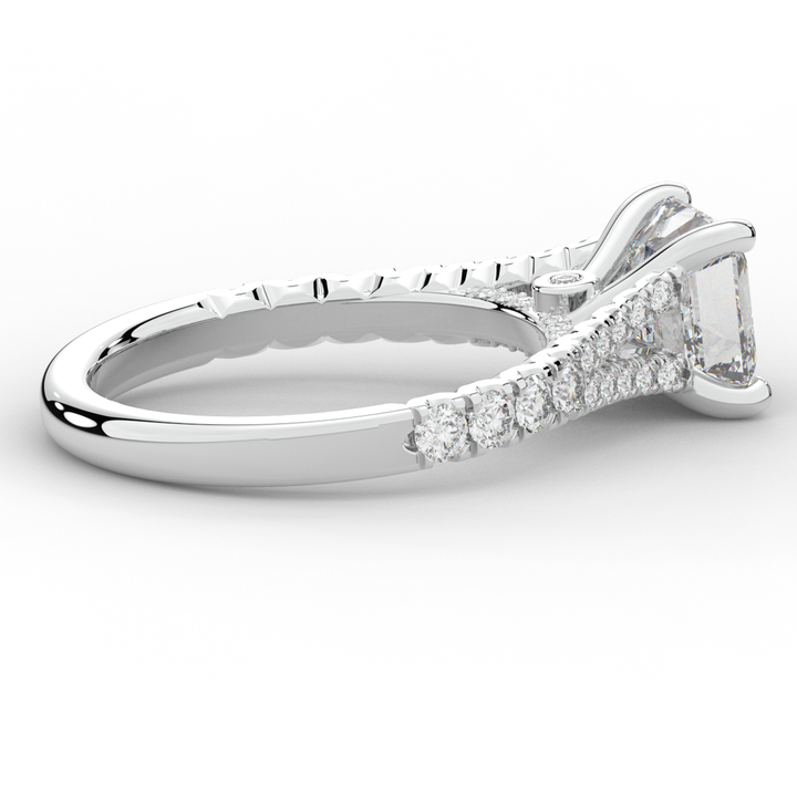 2.45CT.TW ASSCHER LAB DIAMOND ENGAGEMENT RING - Nazarelle