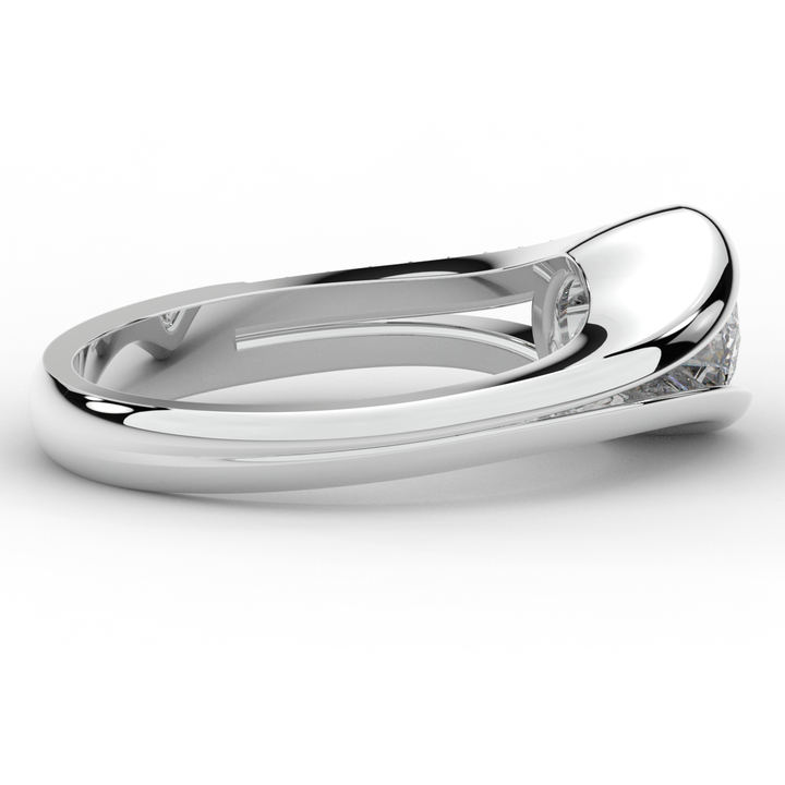 1.10CT.TW ROUND LAB DIAMOND SOLITAIRE ENGAGEMENT RING - Nazarelle