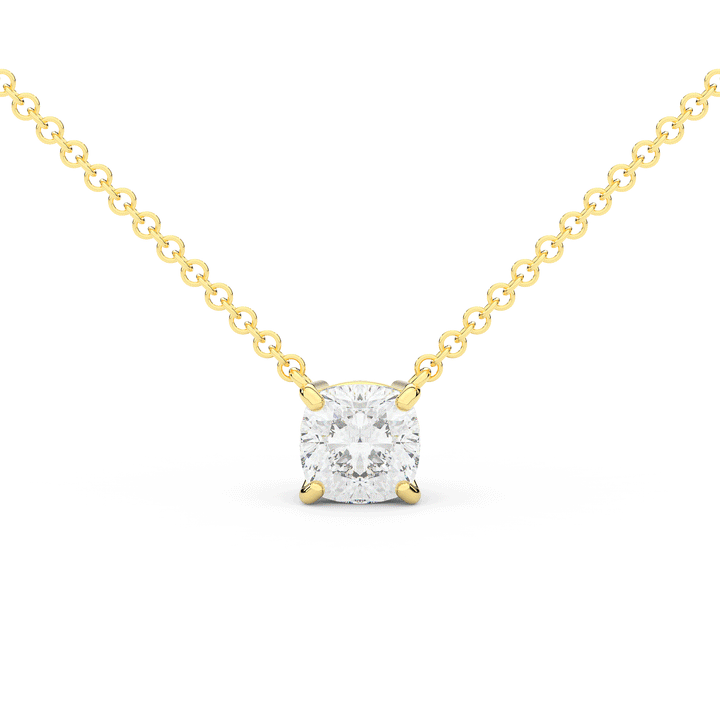 1.50CT CUSHION CERTIFIED LAB DIAMOND SOLITAIRE PENDANT
