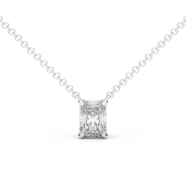 1.50CT RADIANT CERTIFIED LAB DIAMOND SOLITAIRE PENDANT