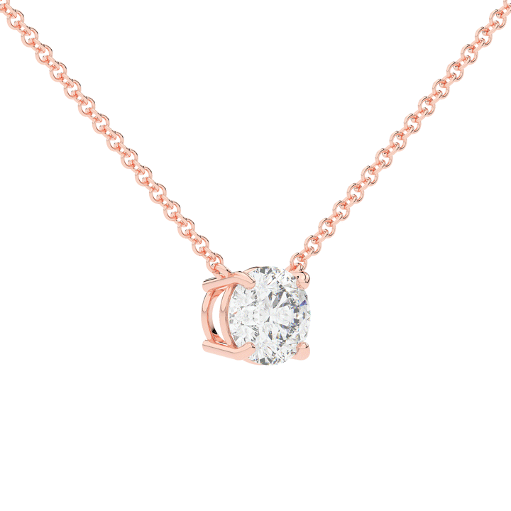 1.50CT ROUND CERTIFIED LAB DIAMOND SOLITAIRE PENDANT