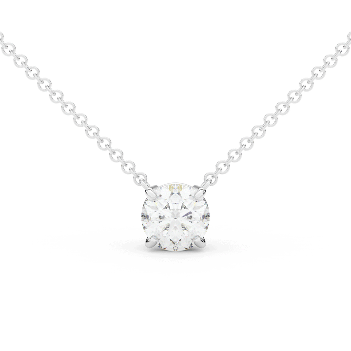 1.50CT ROUND CERTIFIED LAB DIAMOND SOLITAIRE PENDANT