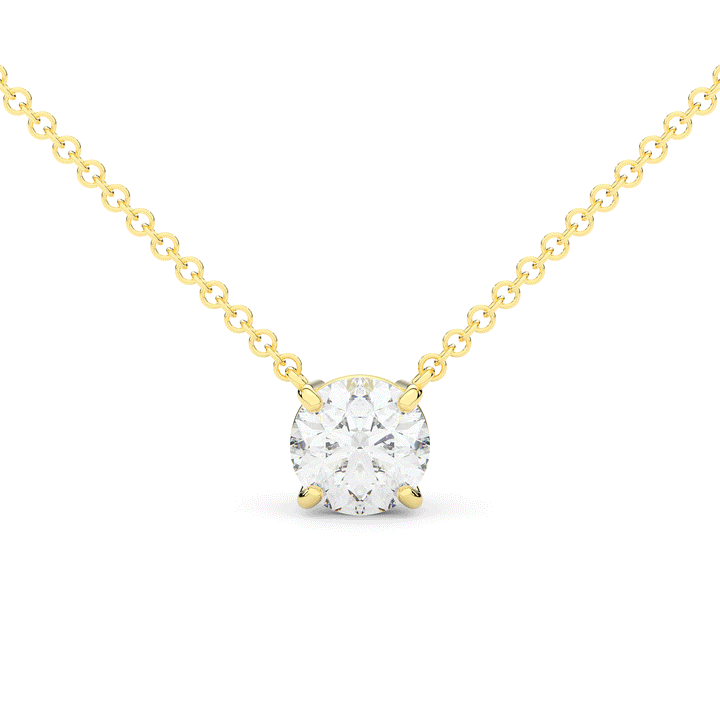 1.50CT ROUND CERTIFIED LAB DIAMOND SOLITAIRE PENDANT
