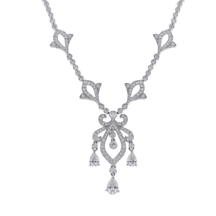 Chandelier Cutout Diamond Necklace