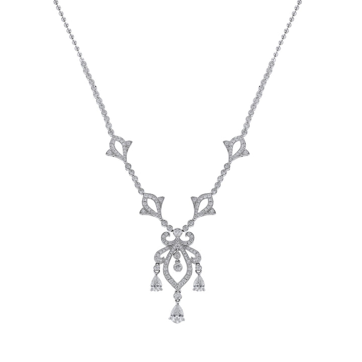 Chandelier Cutout Diamond Necklace