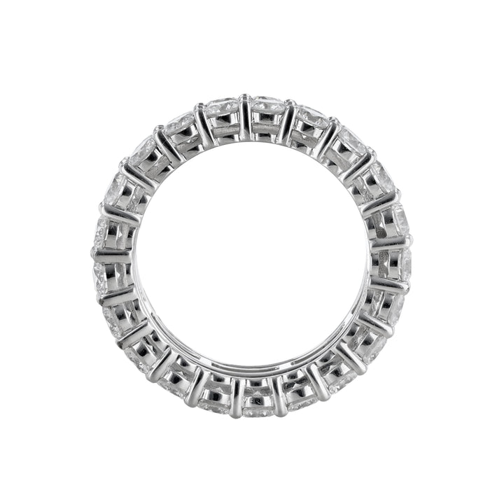 Round & Baguette Diamond Eternity Band, 8.11ct.