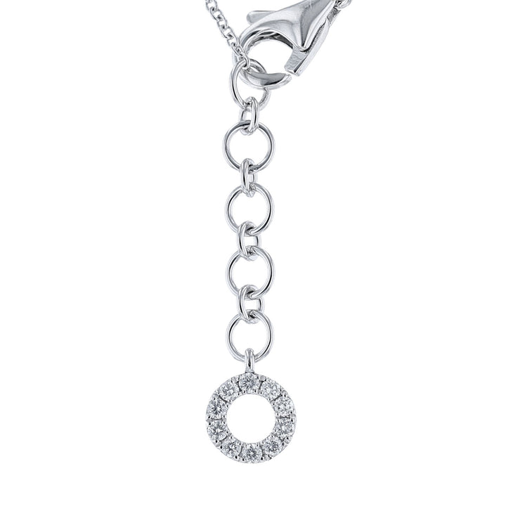 V Shaped Diamond Necklace