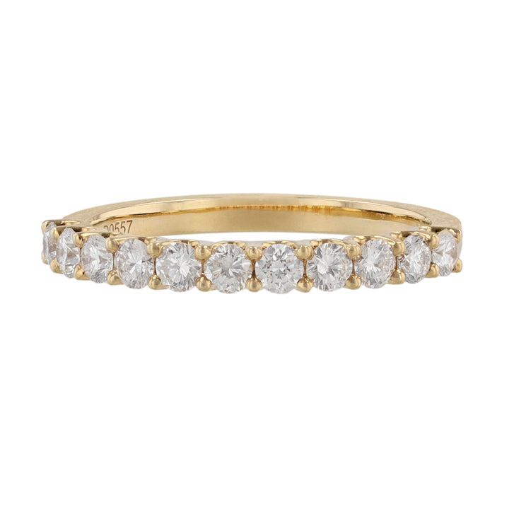 18K Yellow Gold Diamond Wedding Band