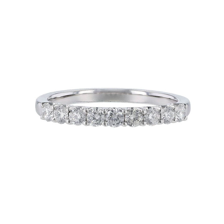 Diamond Row Wedding Band