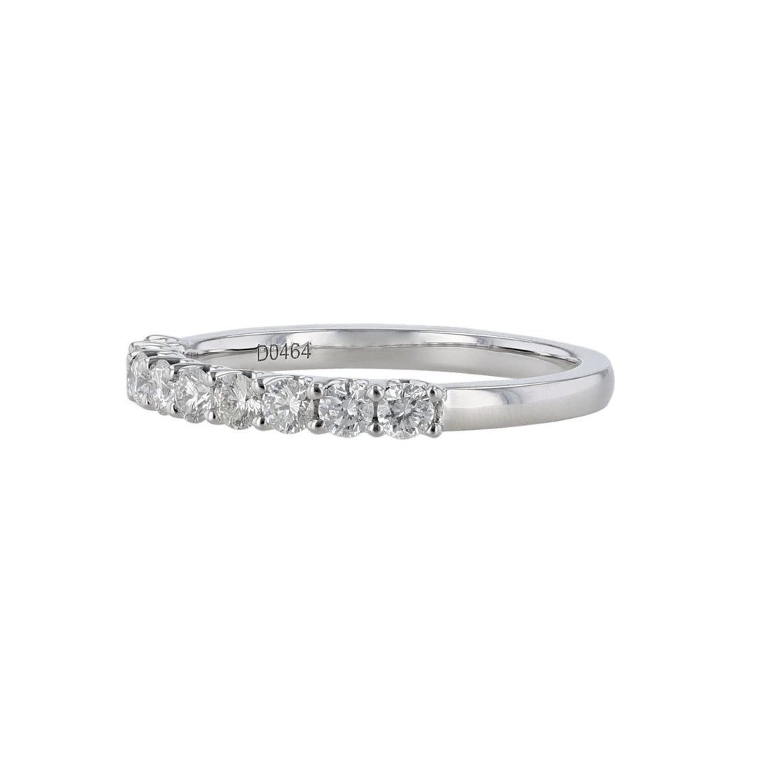 Diamond Row Wedding Band