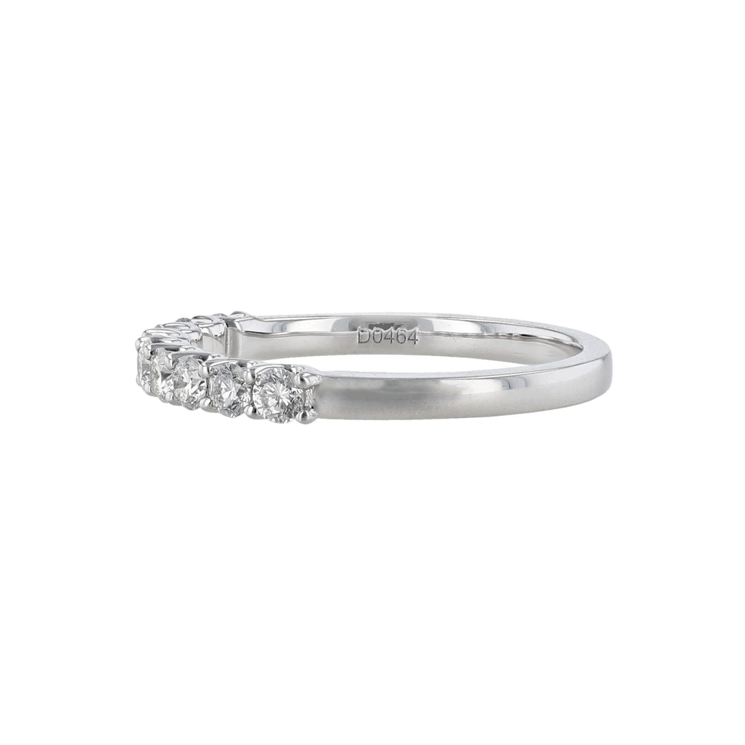 Diamond Row Wedding Band