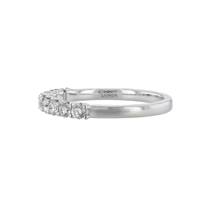 Diamond Row Wedding Band