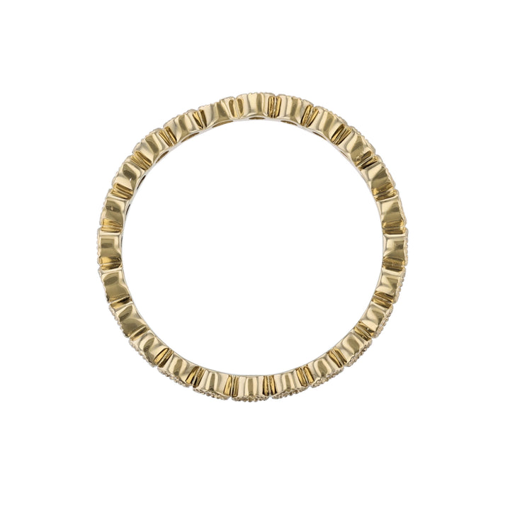 Diamond Milgrain Bezel Eternity Band