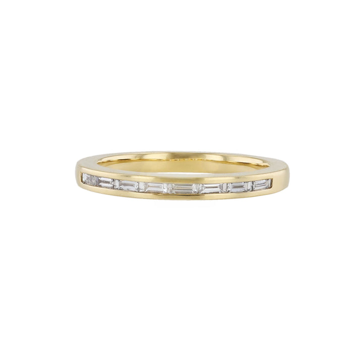 Baguette Diamond Channel Set Band