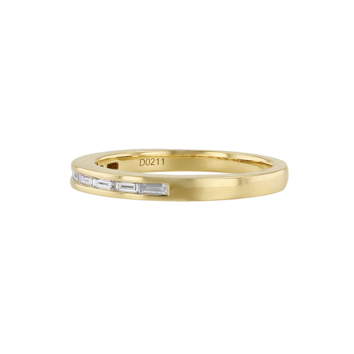 Baguette Diamond Channel Set Band