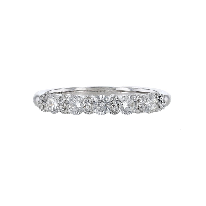 18K White Gold Diamond Wedding Ring
