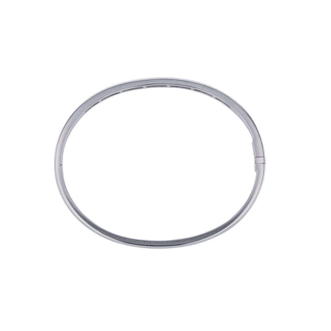 Baguette Diamond Channel Set Bangle