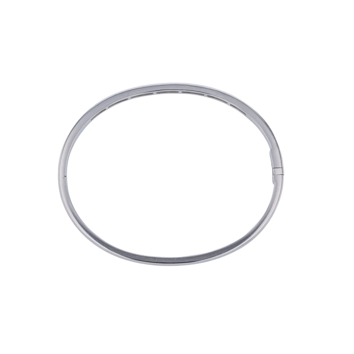 Baguette Diamond Channel Set Bangle