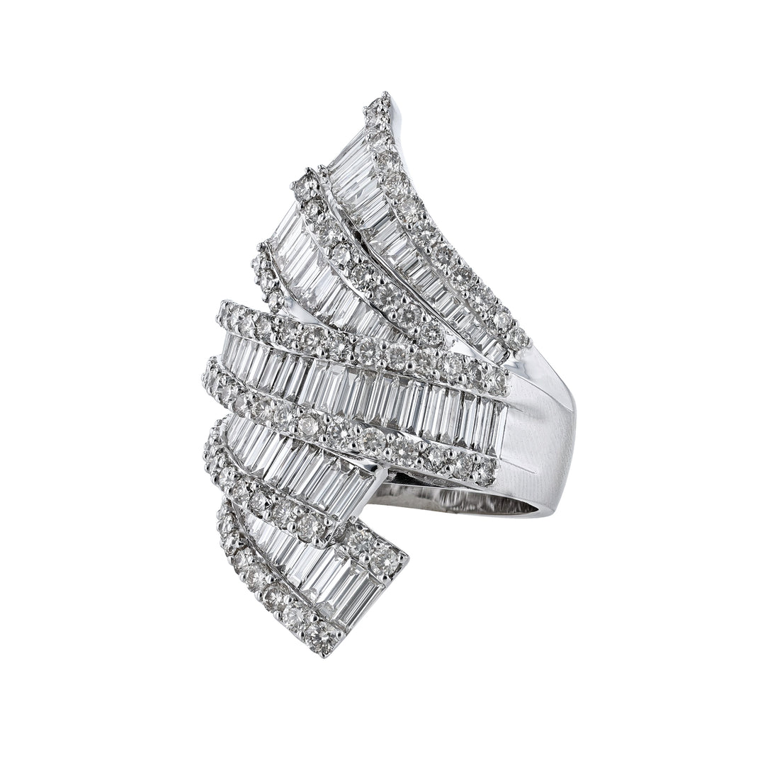 Wrap Round & Baguette Diamond Ring, 4.80ct.