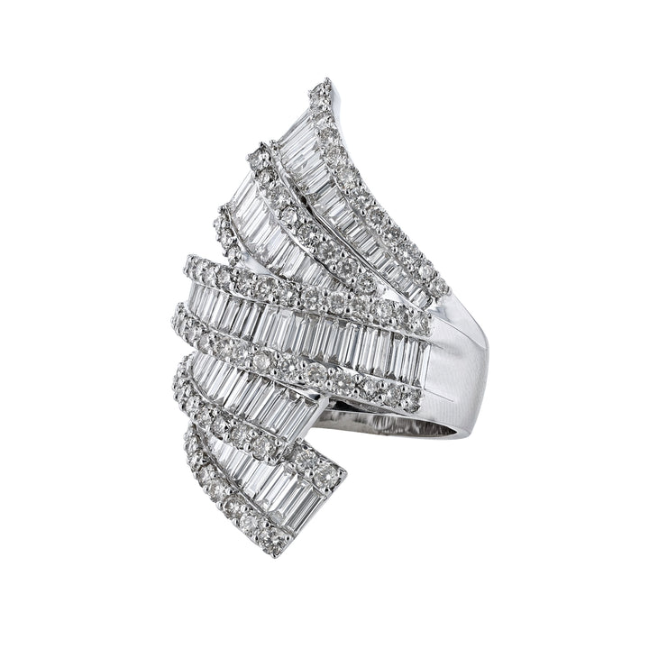 Wrap Round & Baguette Diamond Ring, 4.80ct.