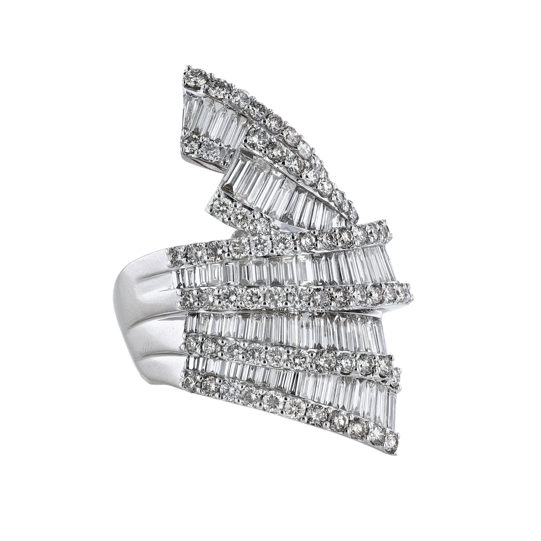Wrap Round & Baguette Diamond Ring, 4.80ct.