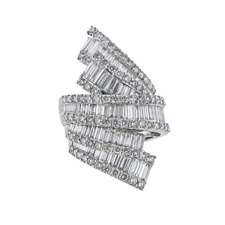 Wrap Round & Baguette Diamond Ring, 4.80ct.