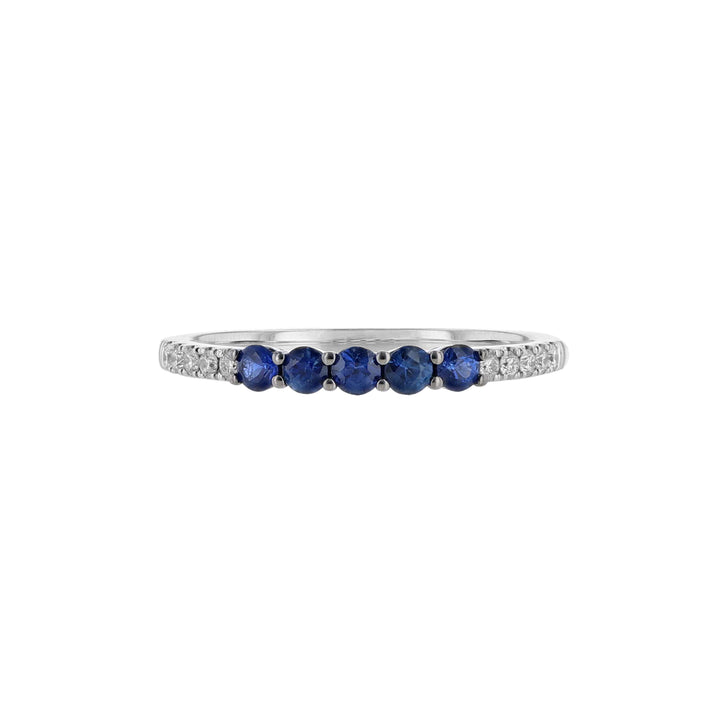 Sapphire and Diamonds Rings, 0.40ct.
