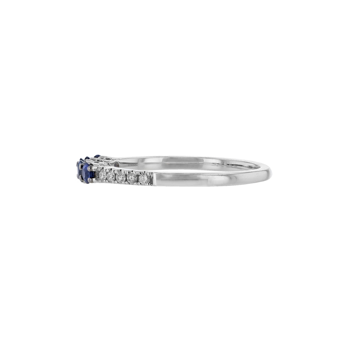 Sapphire and Diamonds Rings, 0.40ct.