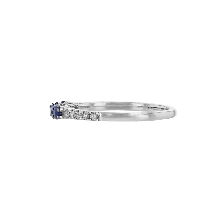 Sapphire and Diamonds Rings, 0.40ct.