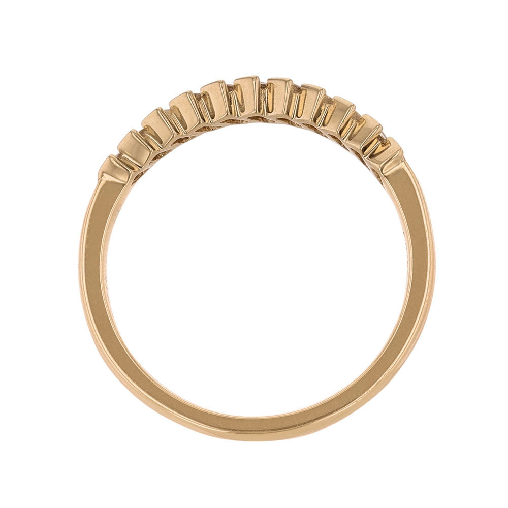 Angled Baguette Diamond Ring, 0.36ct.
