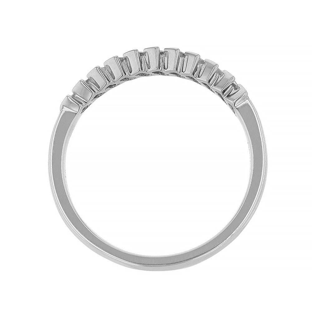 Angled Baguette Diamond Ring, 0.36ct.