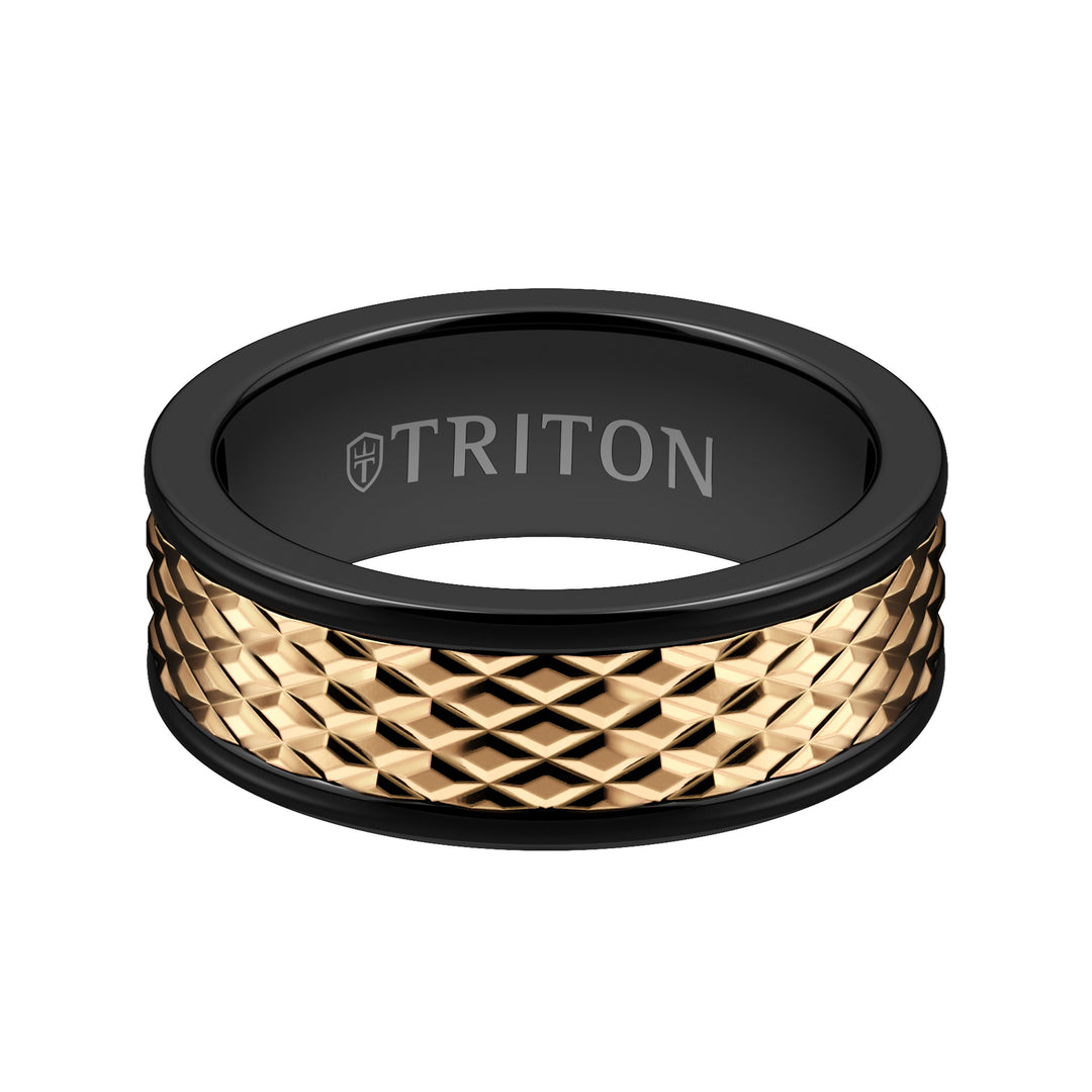Satin Finish Round Edge Contemporary Wedding Band