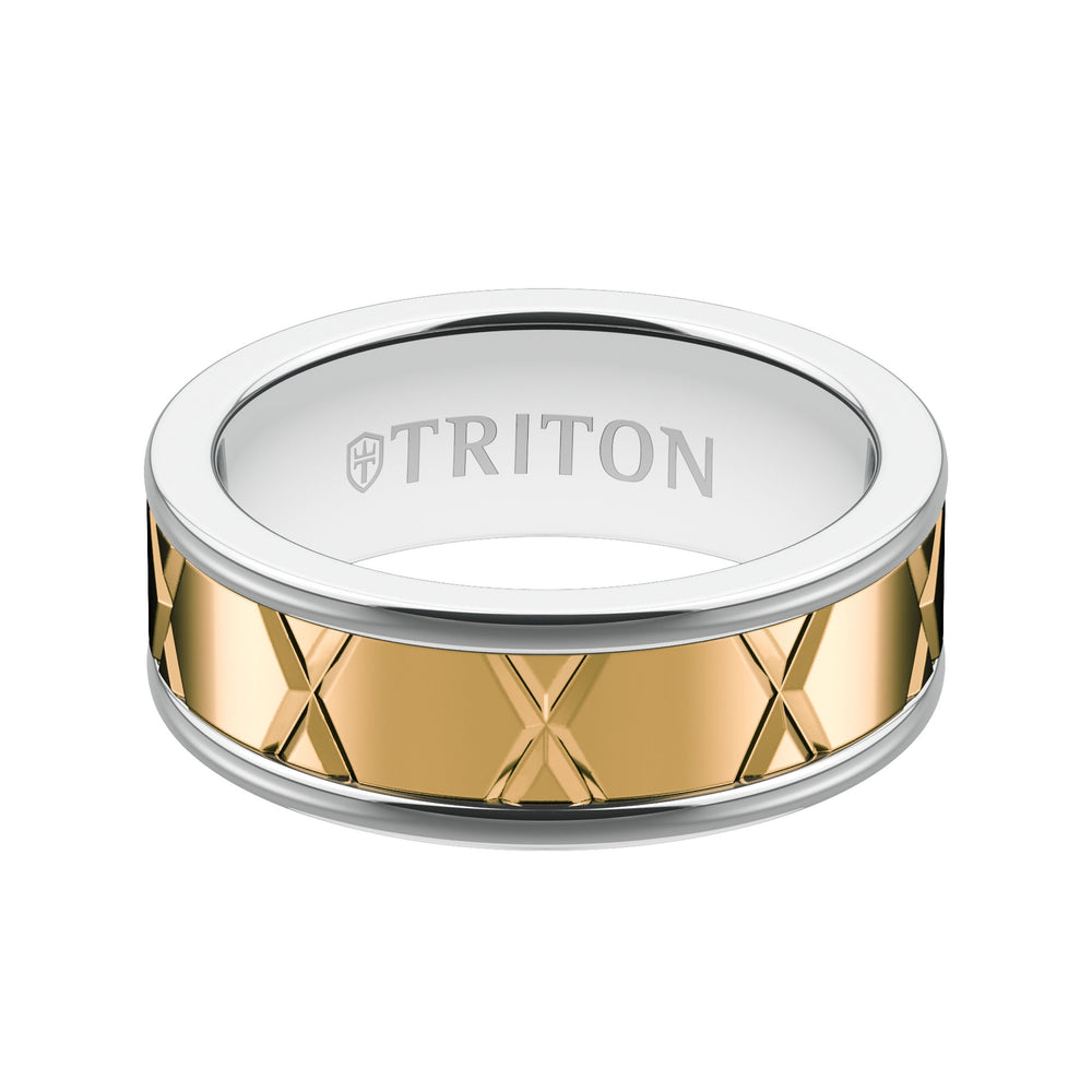 Satin Finish Round Edge Contemporary Wedding Band